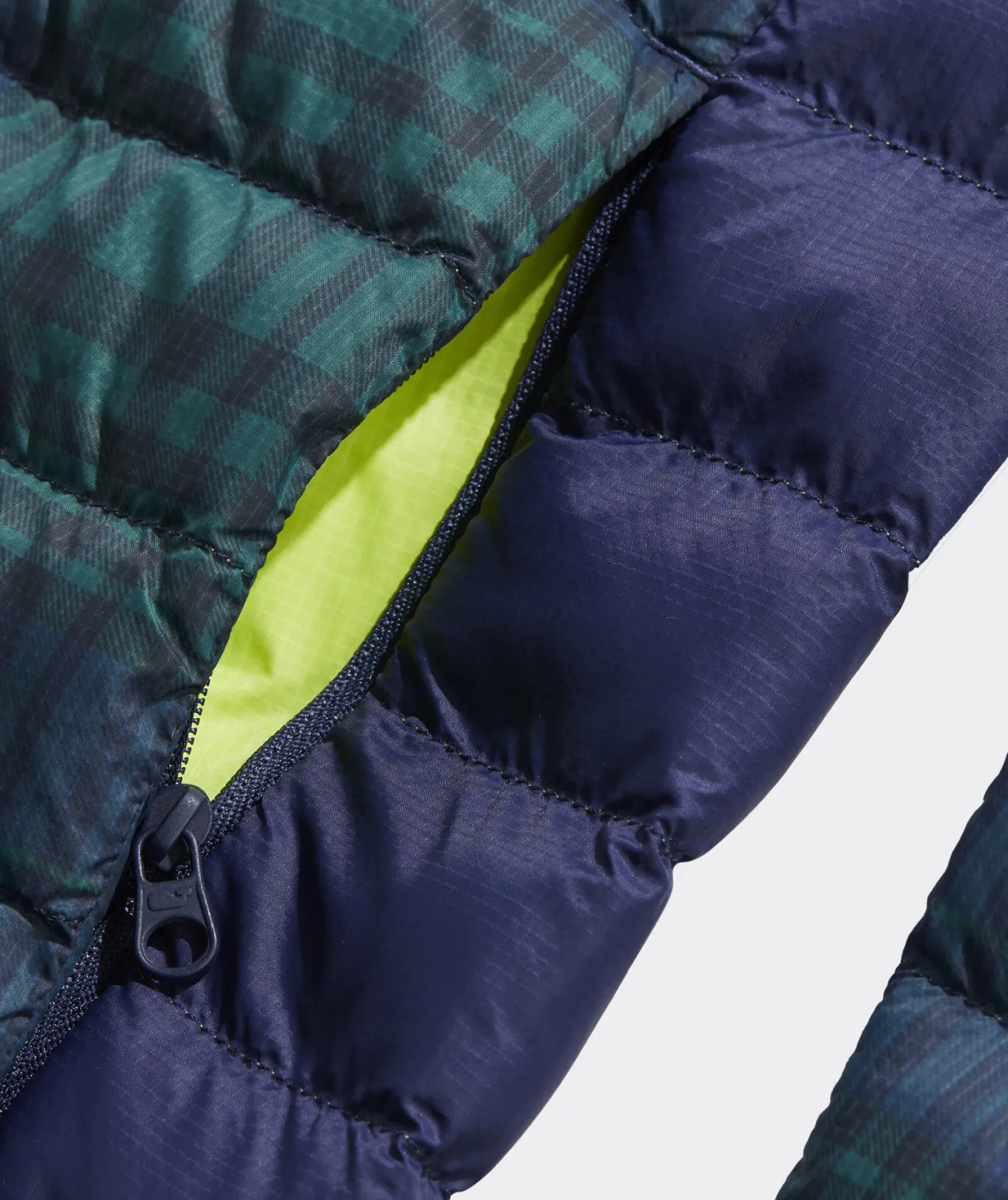 Vineyard Vines Lightweight Packable Puffer Jacket Blkwatch Naut Navy Discount