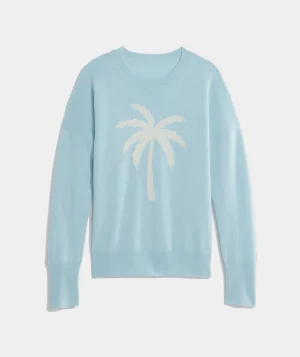Vineyard Vines Lobster Intarsia Cashmere Crewneck Sweater Vineyard Navy Hot