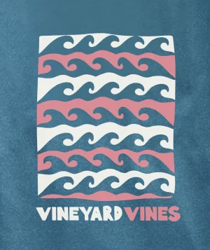 Vineyard Vines Marlin Embroidered D-Ring Belt Maritime Blue Best
