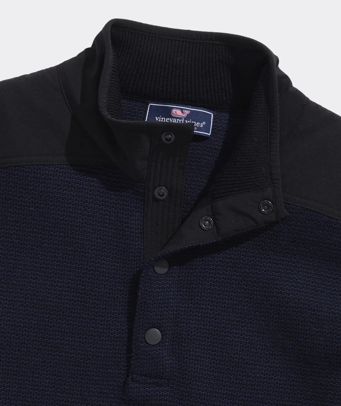 Vineyard Vines Merino Wool Quarter-Snap Blue Blazer Shop