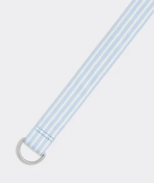 Vineyard Vines Micro Stripe D-Ring Belt Jake Blue Hot