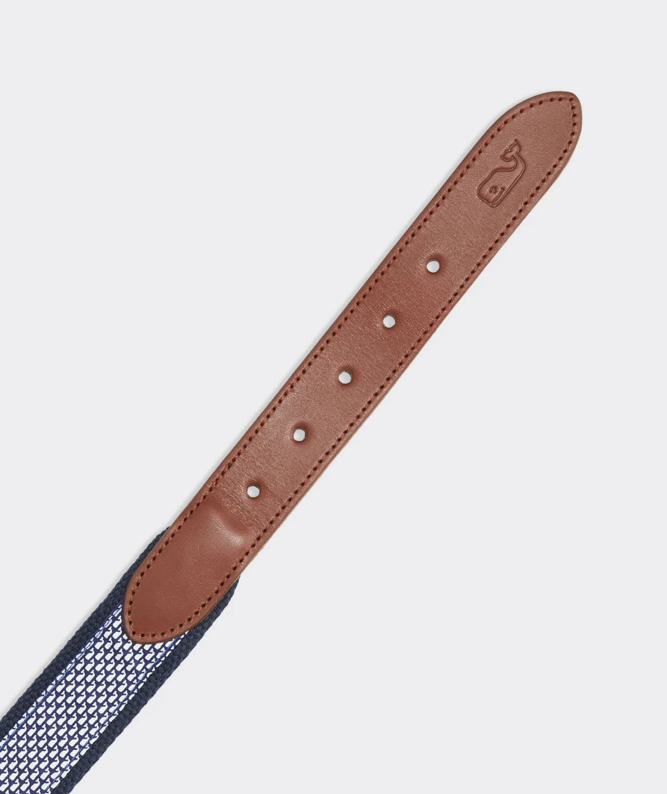 Vineyard Vines Micro Whale Canvas Club Belt Nautical Navy Cheap