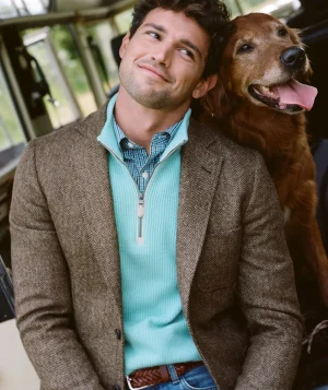Vineyard Vines Moon Wool Herringbone Greenwich Blazer Log Cabin Shop
