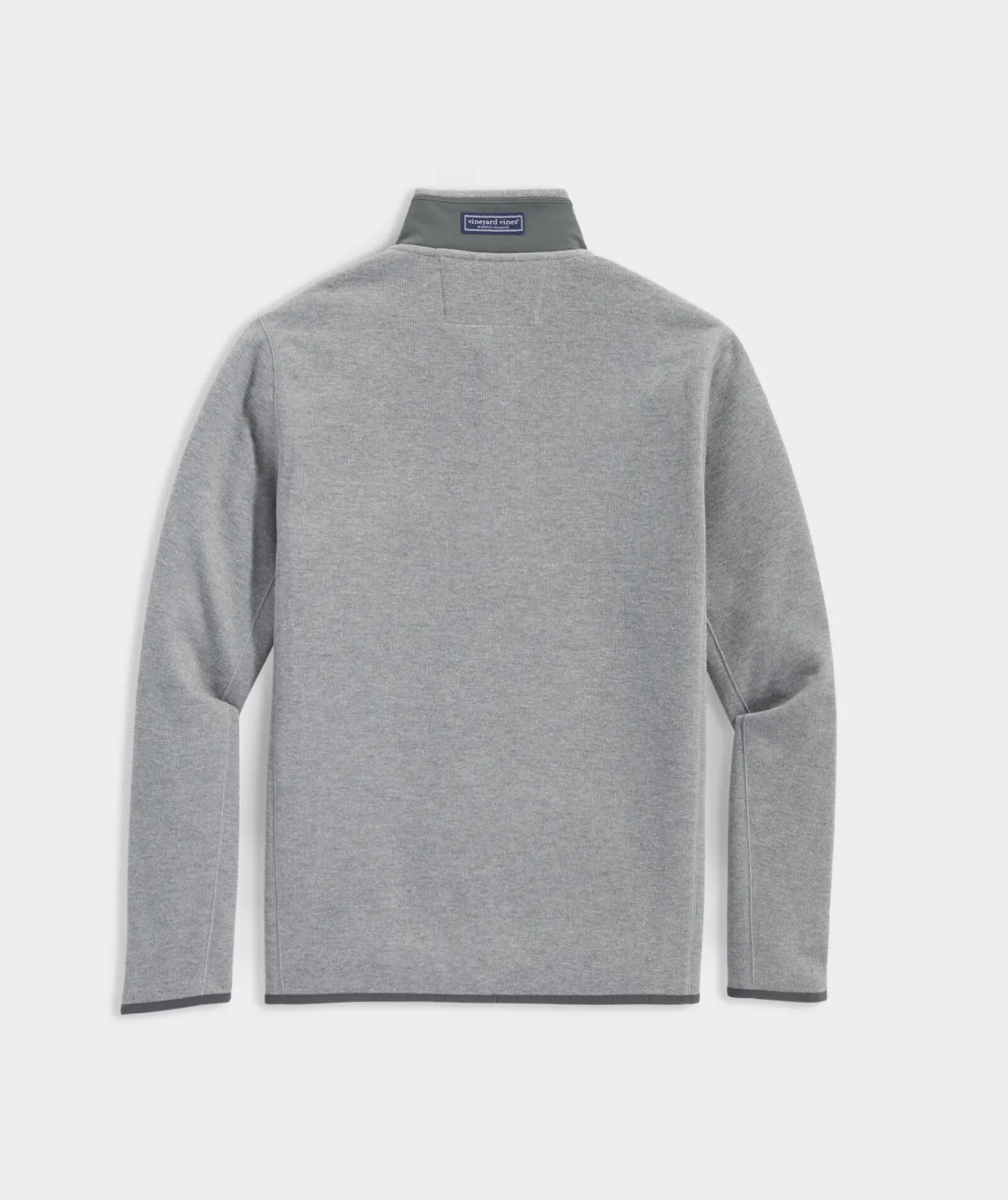 Vineyard Vines Mountain Sweater Fleece Quarter-Zip Ultimate Gray Sale