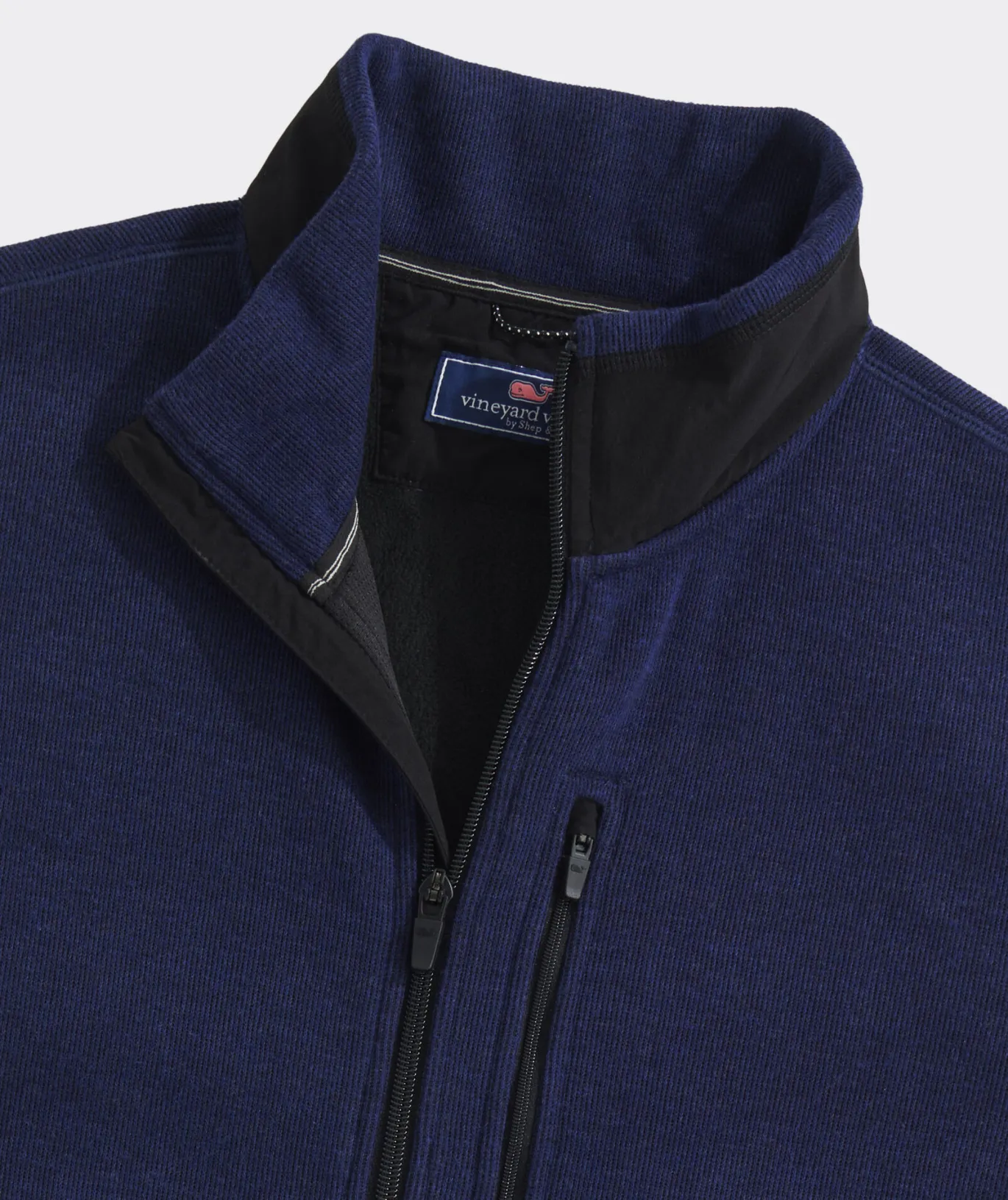 Vineyard Vines Mountain Sweater Fleece Vest Nautical Navy Outlet