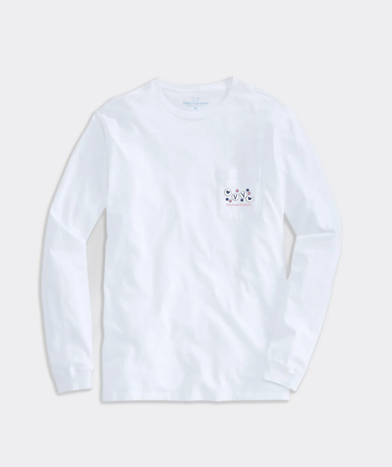 Vineyard Vines My Football Era Long-Sleeve Pocket Tee White Cap Discount