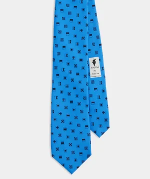 Vineyard Vines Nautical Flags Silk Tie Keel Blue Discount