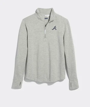 Vineyard Vines New York Mets Sankaty Quarter-Zip Royal Fashion