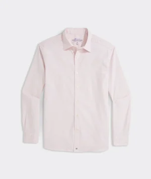 Vineyard Vines On-The-Go brrrº Gingham Spread Collar Shirt Flamingo Plaid Best Sale