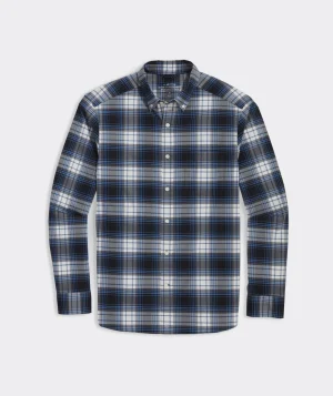 Vineyard Vines On-The-Go brrrº Plaid Shirt Jet Black Store