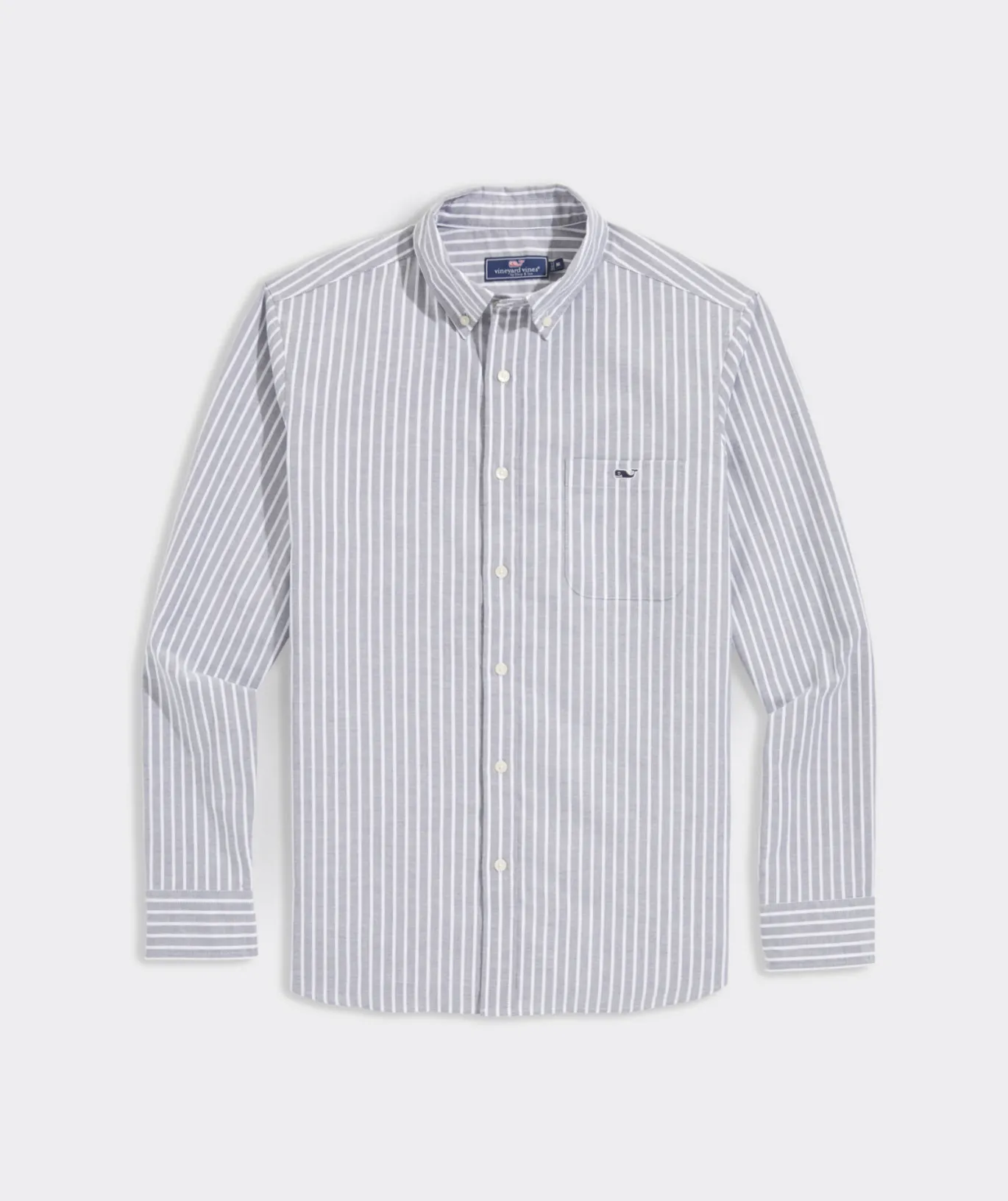 Vineyard Vines Oxford Stripe Shirt Stp Nautical Navy Store