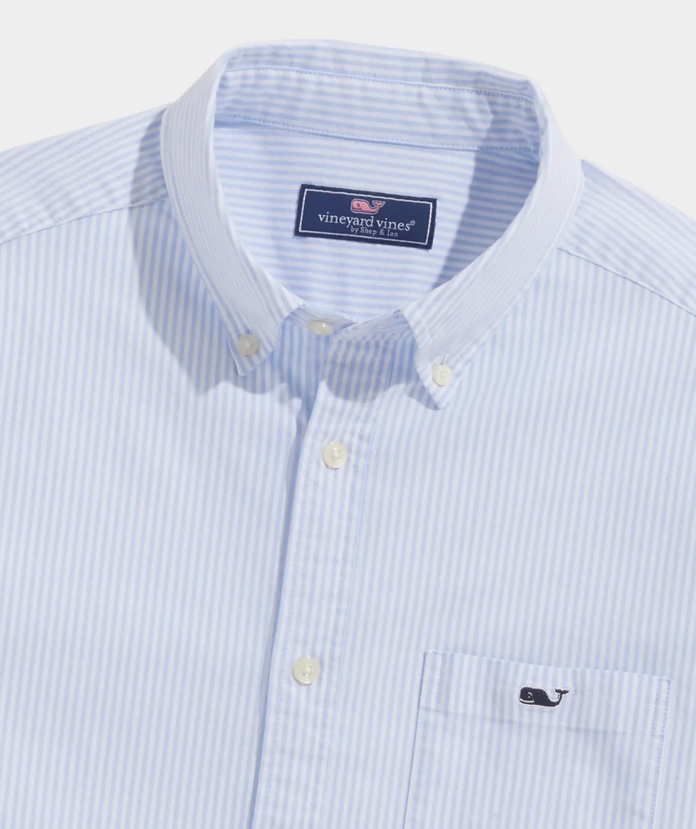 Vineyard Vines Oxford Stripe Shirt Ocean Breeze Best Sale