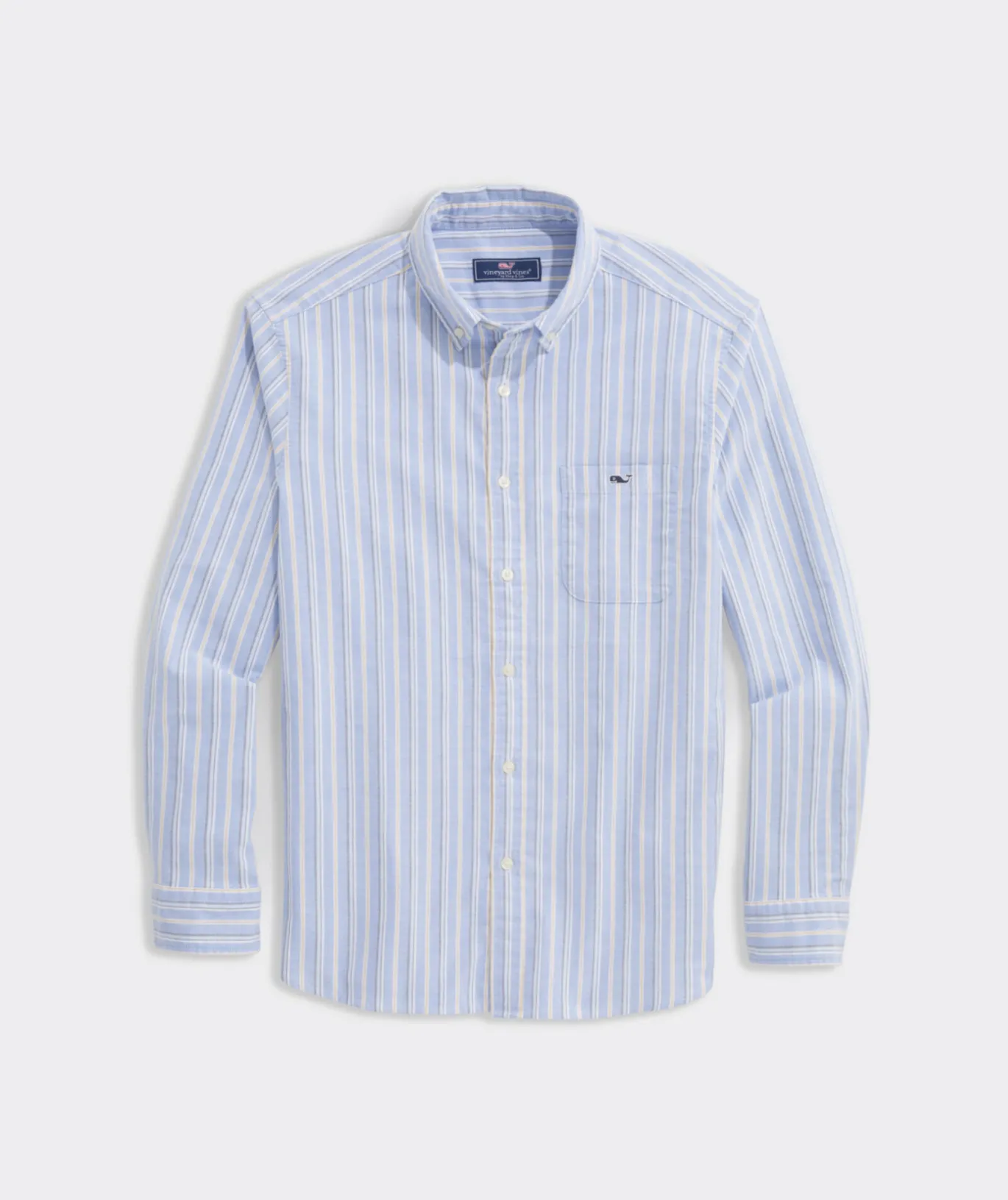 Vineyard Vines Oxford Stripe Shirt Stp Hull Blue Best