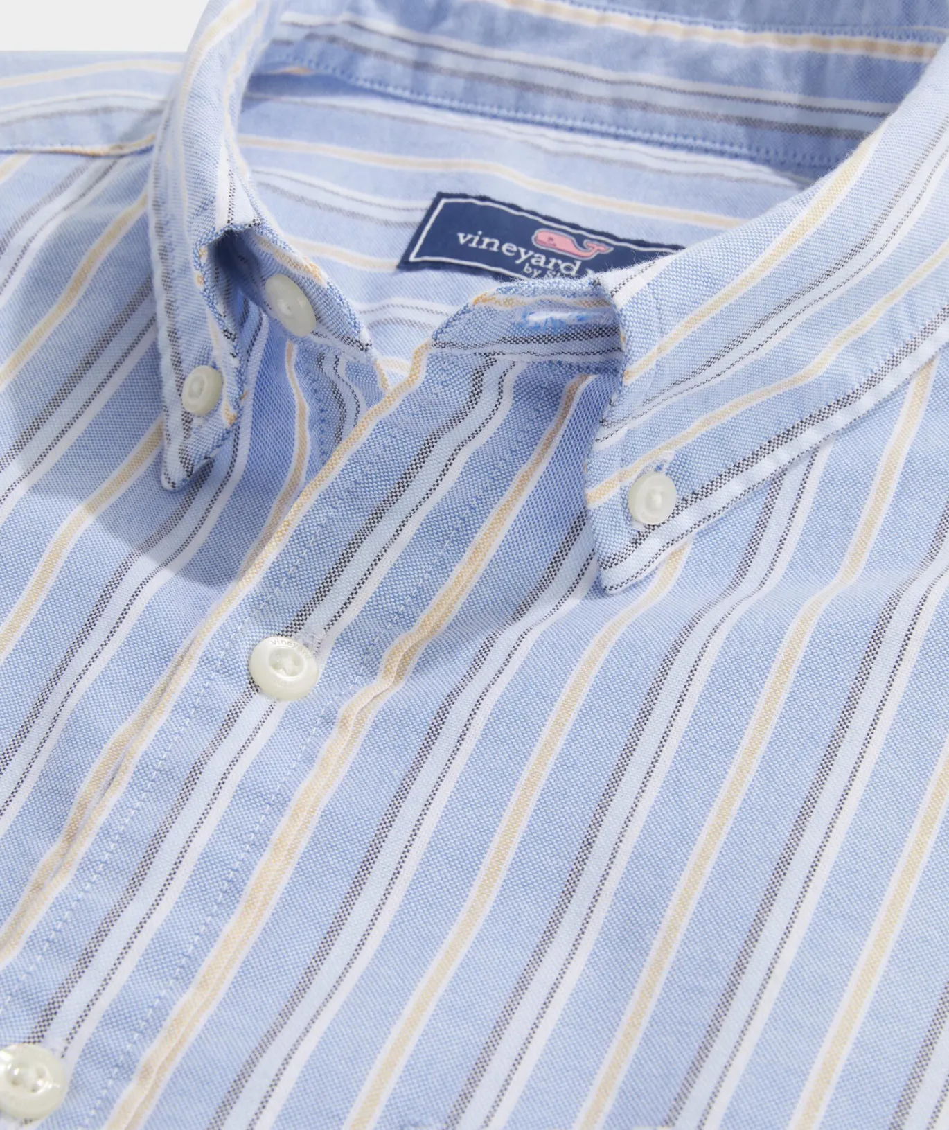Vineyard Vines Oxford Stripe Shirt Stp Hull Blue Best