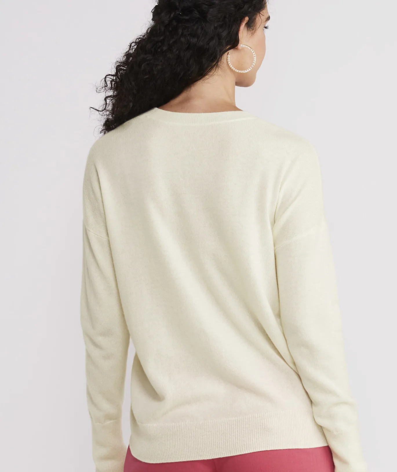 Vineyard Vines Palm Tree Intarsia Cashmere Crewneck Sweater Caicos Sale