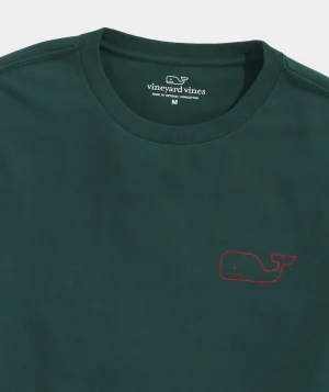Vineyard Vines Plaid Whale Long-Sleeve Tee Charleston Green Cheap
