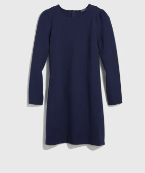 Vineyard Vines Ponte Puff-Sleeve Dress Nautical Navy Shop
