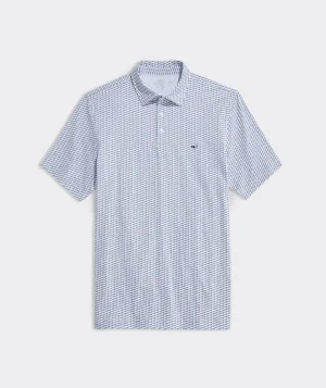 Vineyard Vines Printed Sankaty Polo Bonefish White Cap Best Sale
