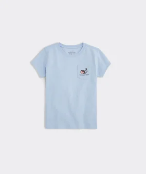 Vineyard Vines Printed Sankaty Polo Micro Waves Oc Brz Clearance