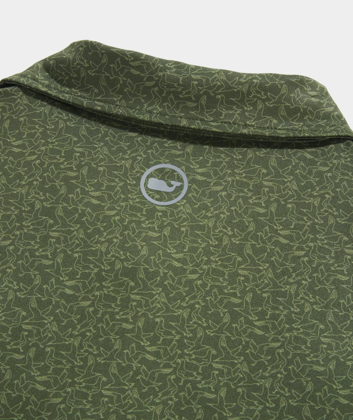 Vineyard Vines Printed Sankaty Polo Seagulls-Forest Oliv Cheap