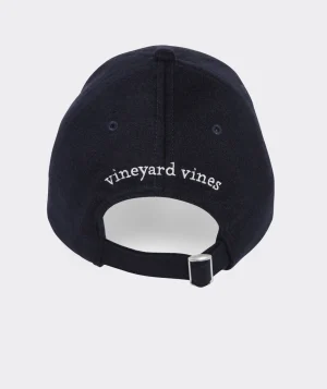 Vineyard Vines Reflective Logo Baseball Hat Jet Black Cheap
