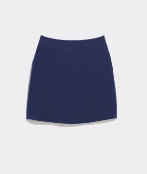 Vineyard Vines Retro Colorblock Performance Skort Turf Green Outlet