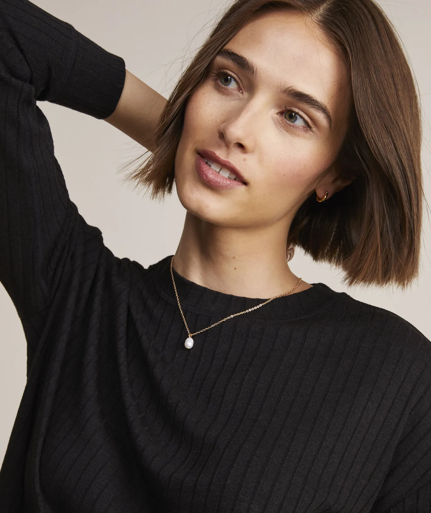 Vineyard Vines Ribbed Dreamcloth® Crewneck Stone Heather Fashion