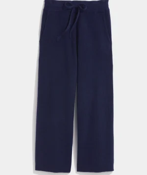 Vineyard Vines Ribbed Luxe Sweater Pants White Cap Grey Shop