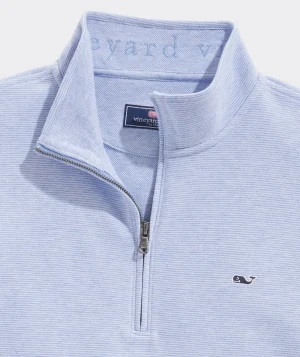 Vineyard Vines Saltwater Quarter-Zip Jake Blue Discount