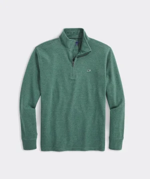 Vineyard Vines Saltwater Quarter-Zip Charleston Green Online