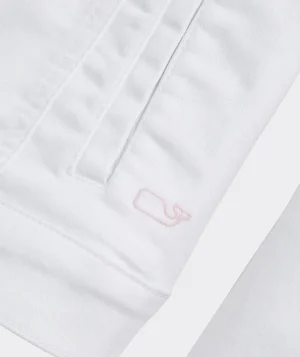 Vineyard Vines Sankaty Pique Long-Sleeve Polo White Cap Hot