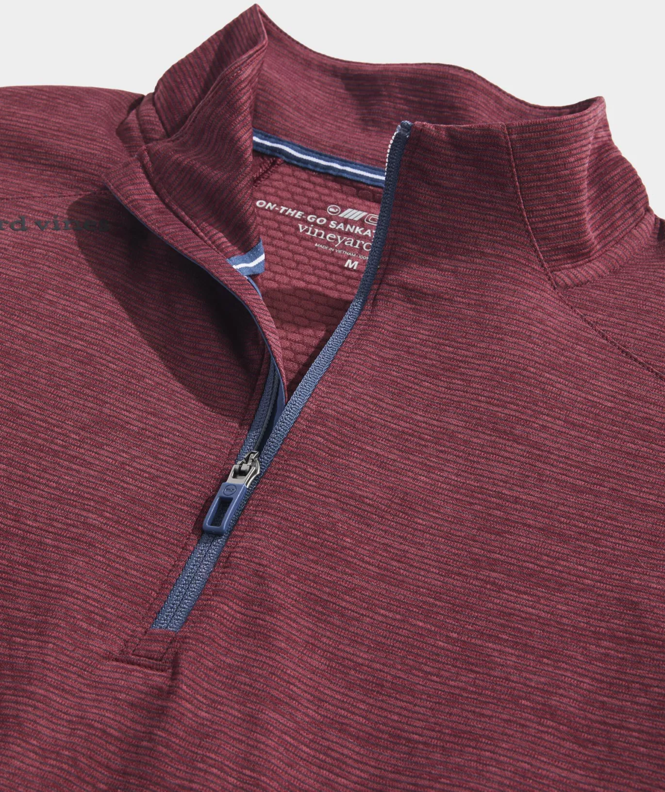 Vineyard Vines Sankaty Quarter-Zip Crimson Discount