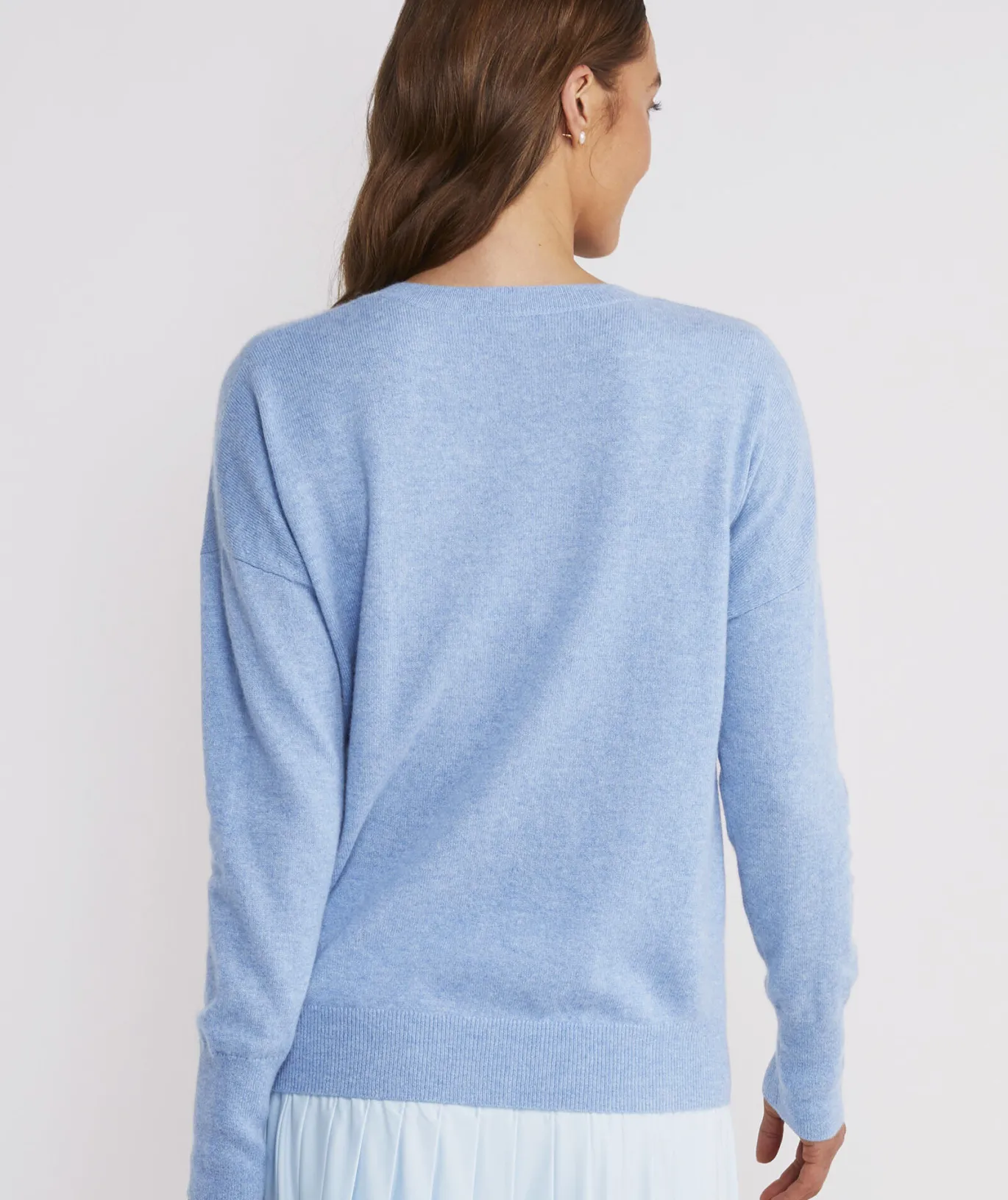 Vineyard Vines Seaspun Cashmere Ribbed Crewneck Sweater Nautical Navy Online