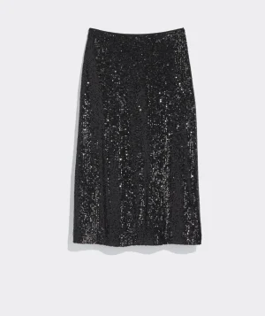 Vineyard Vines Sequin Midi Skirt Jet Black Online