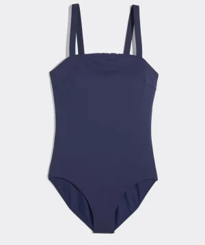 Vineyard Vines Square Neck One-Piece Papaya Punch Cheap