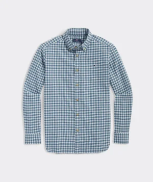 Vineyard Vines Stretch Flannel Check Shirt Larkspur Fashion