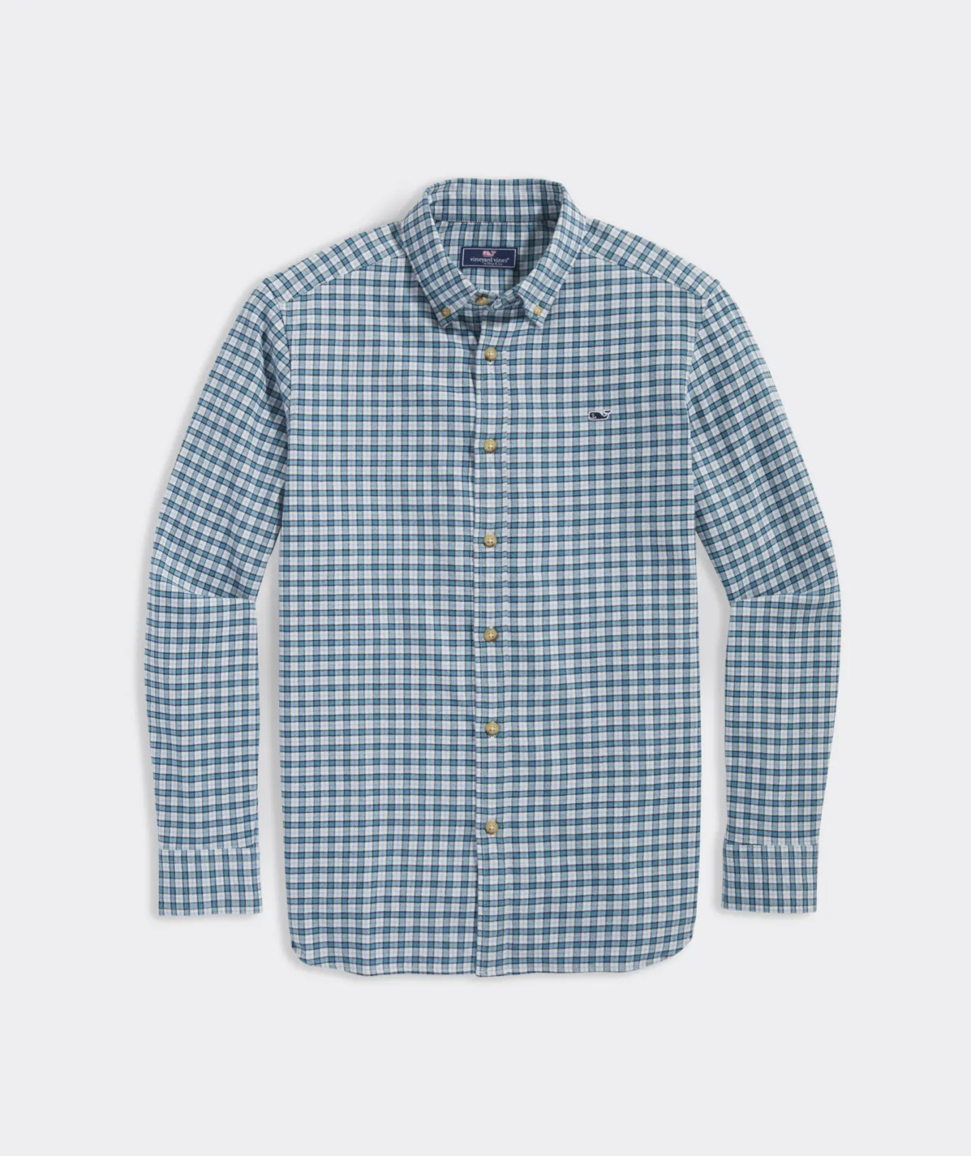 Vineyard Vines Stretch Flannel Check Shirt Larkspur Fashion