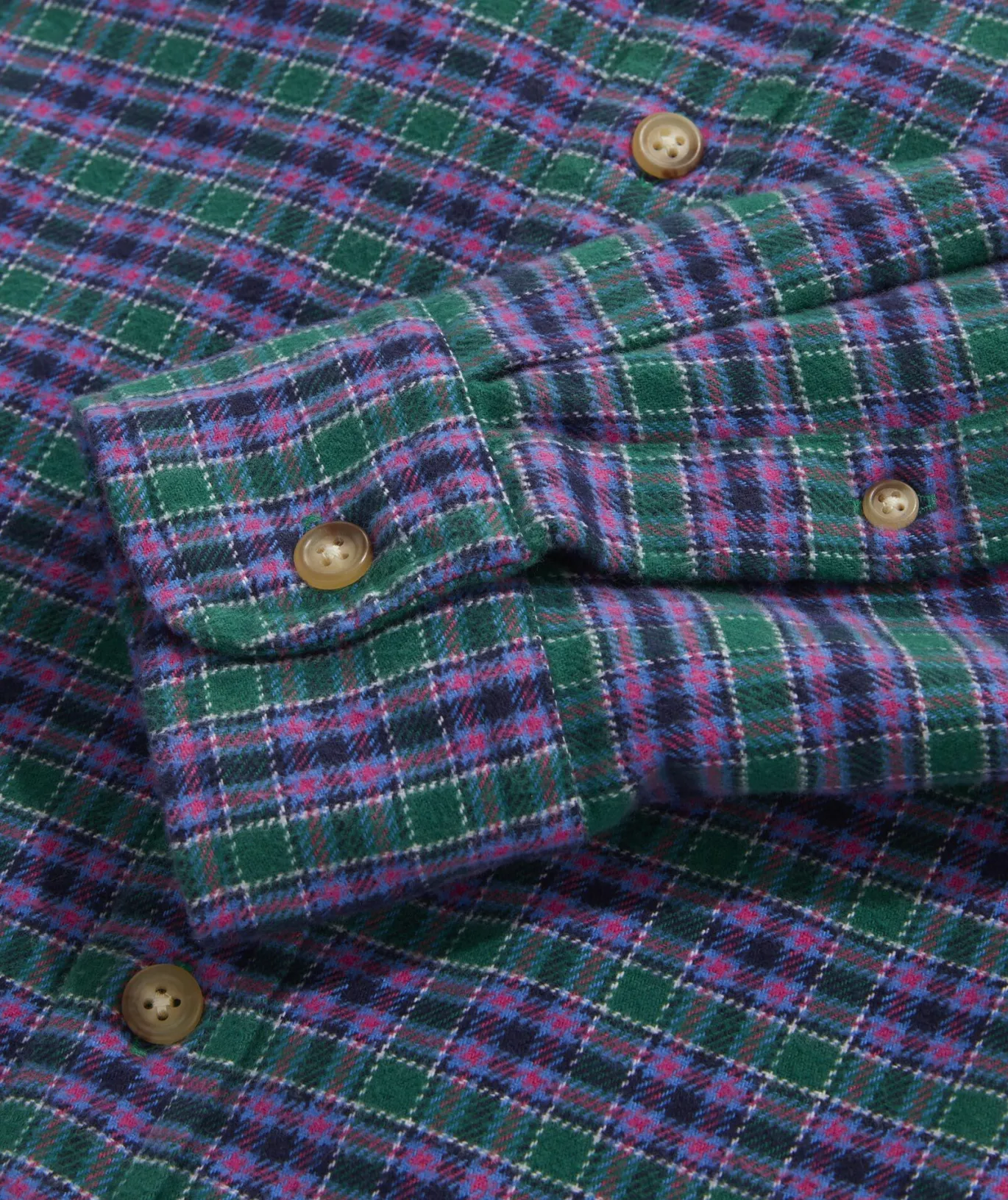 Vineyard Vines Stretch Flannel Check Shirt Chk Turf Green Hot