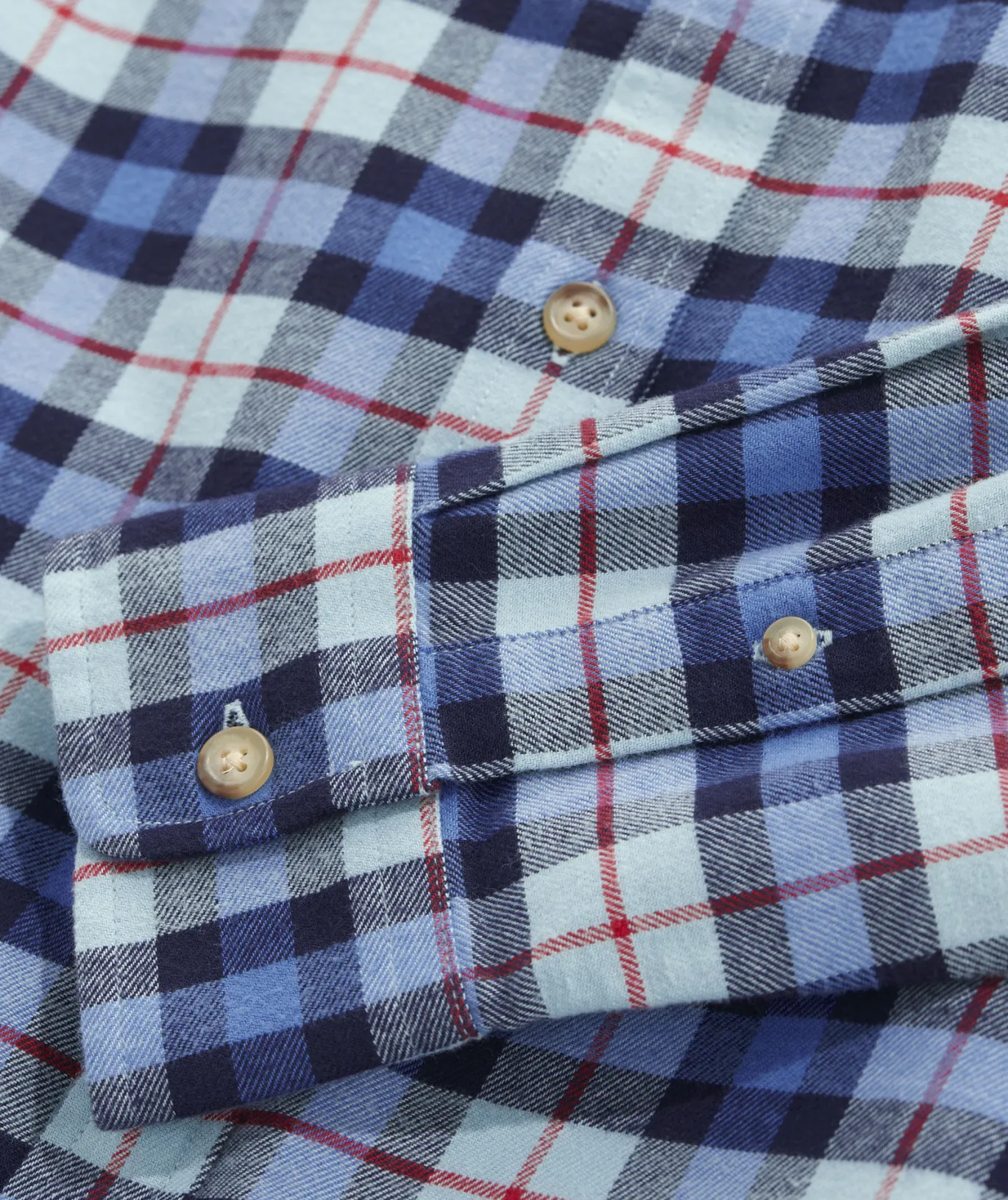Vineyard Vines Stretch Flannel Plaid Shirt Porcelain Blue Shop