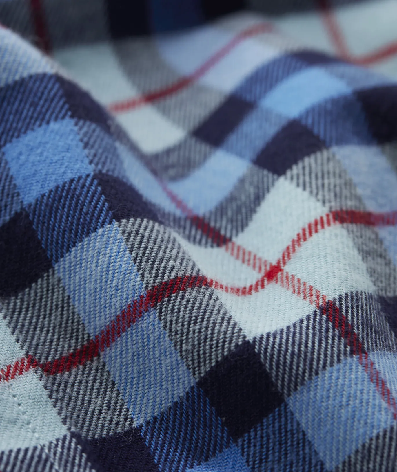Vineyard Vines Stretch Flannel Plaid Shirt Porcelain Blue Shop