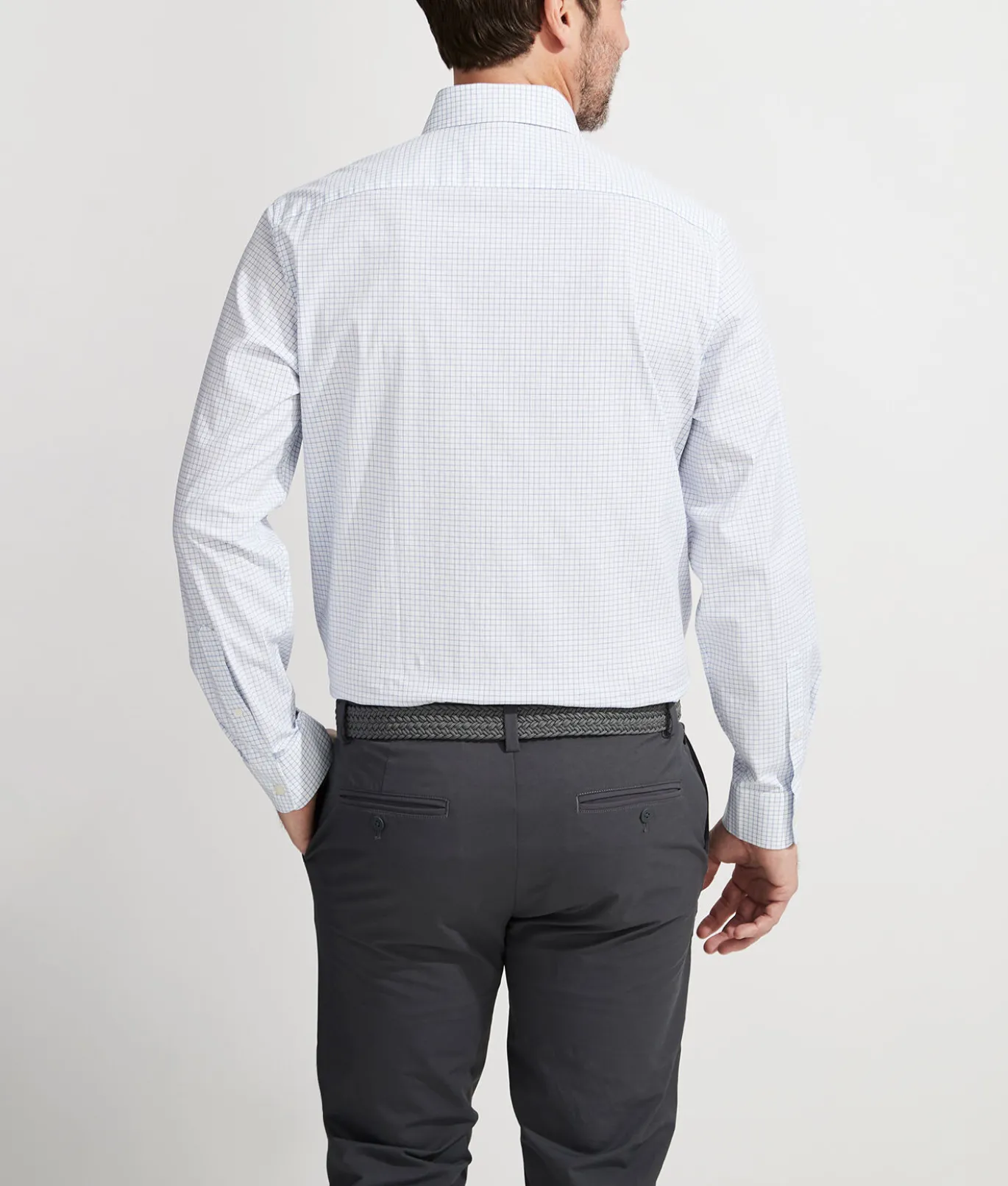 Vineyard Vines Stretch Poplin Check Spread Collar Shirt Spinnaker Discount