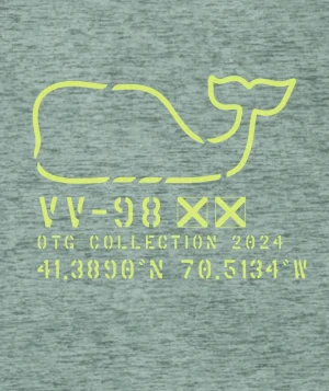 Vineyard Vines Sunset Sails Short-Sleeve Dunes Tee Jake Blue Heather Best