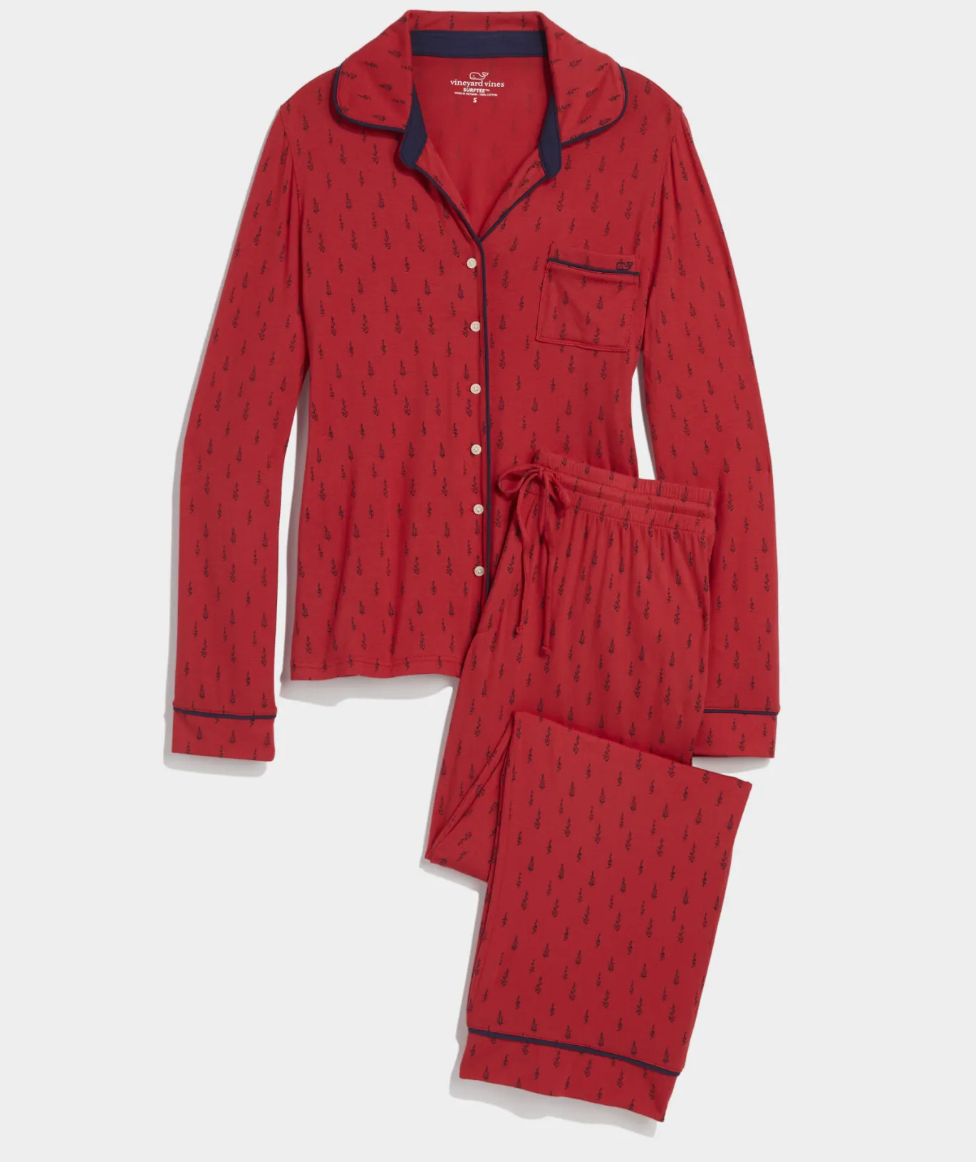 Vineyard Vines Super-Soft Printed Knit Pajama Set Best Sale