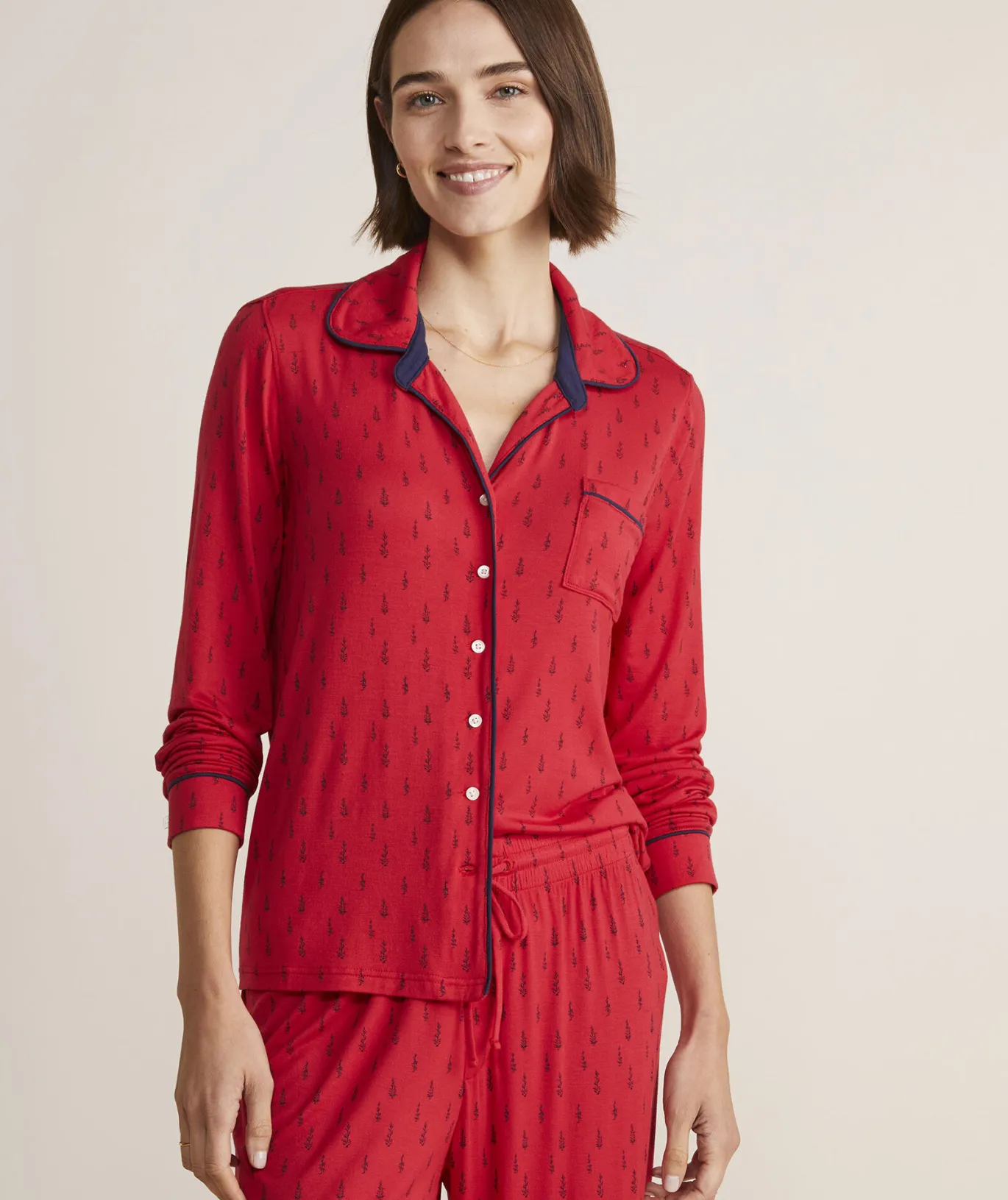 Vineyard Vines Super-Soft Printed Knit Pajama Set Best Sale