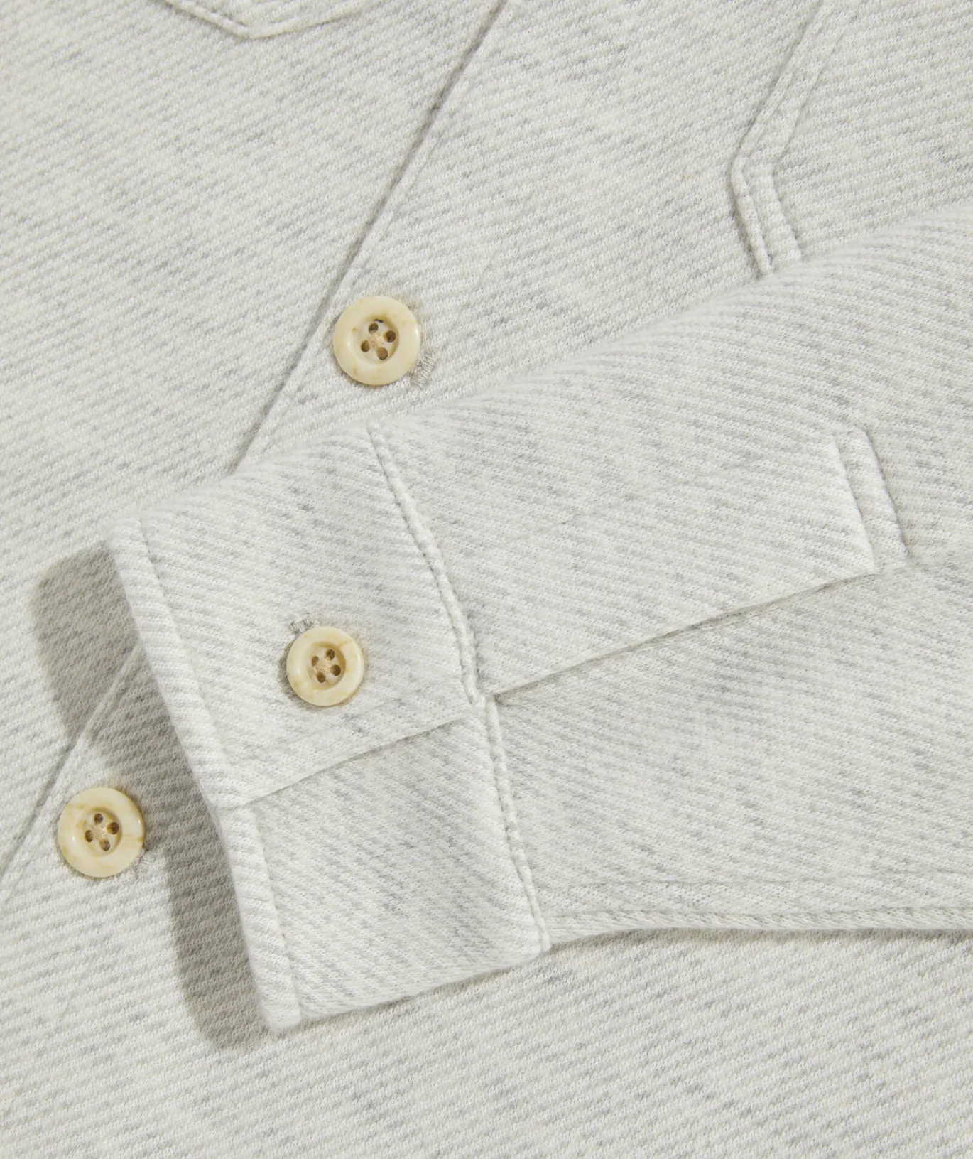 Vineyard Vines Twill Wool Shirt Jacket Marshmallow Outlet