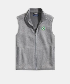 Vineyard Vines University Of Florida Mountain Sweater Fleece Vest Gray Heather Online
