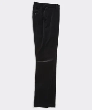 Vineyard Vines Velvet Trousers Jet Black Cheap