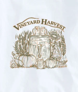 Vineyard Vines Vineyard Harvest Long-Sleeve Pocket Tee White Cap Cheap