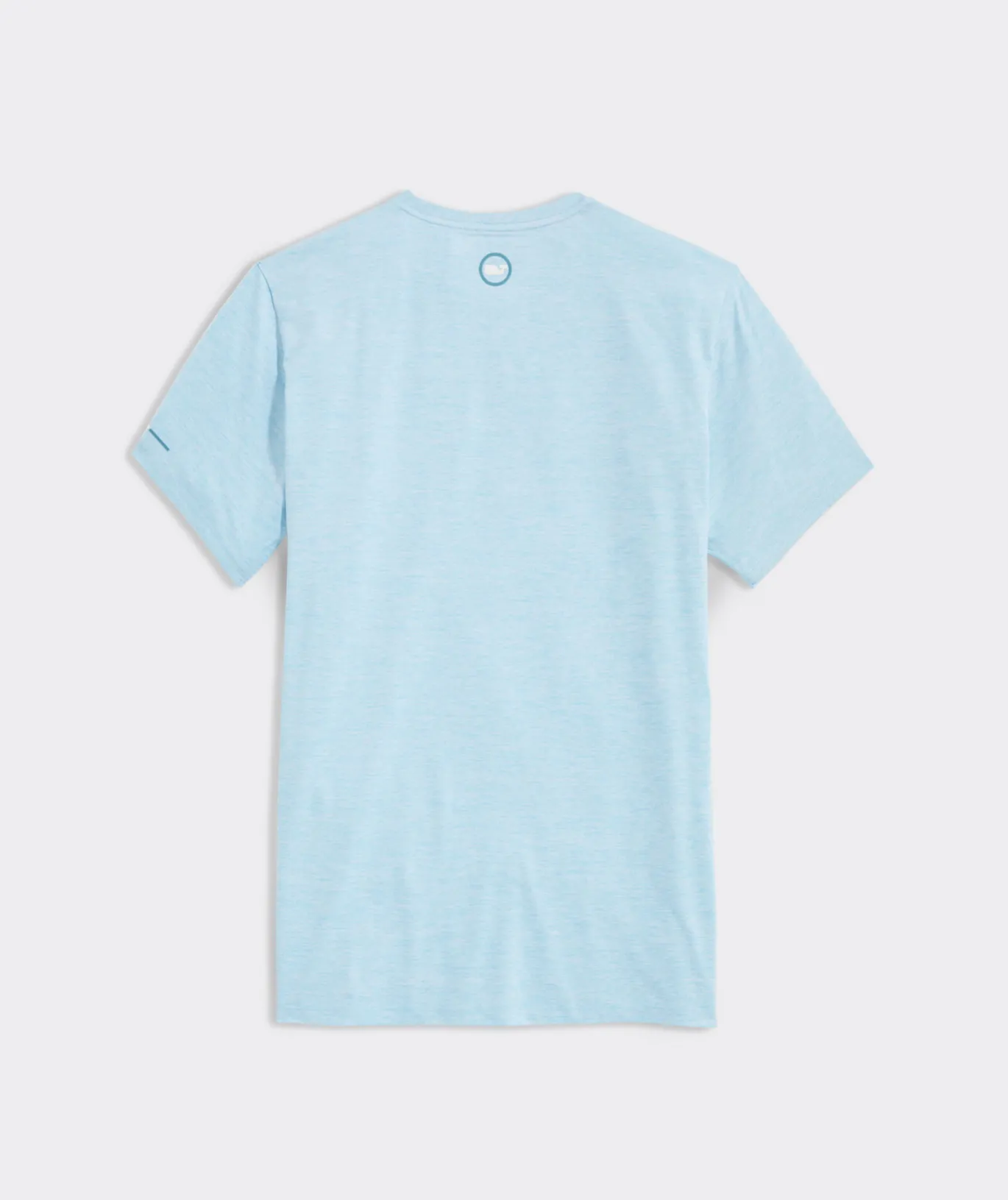 Vineyard Vines Whale Outline Short-Sleeve Harbor Performance Tee Splish Splash Hthr Hot