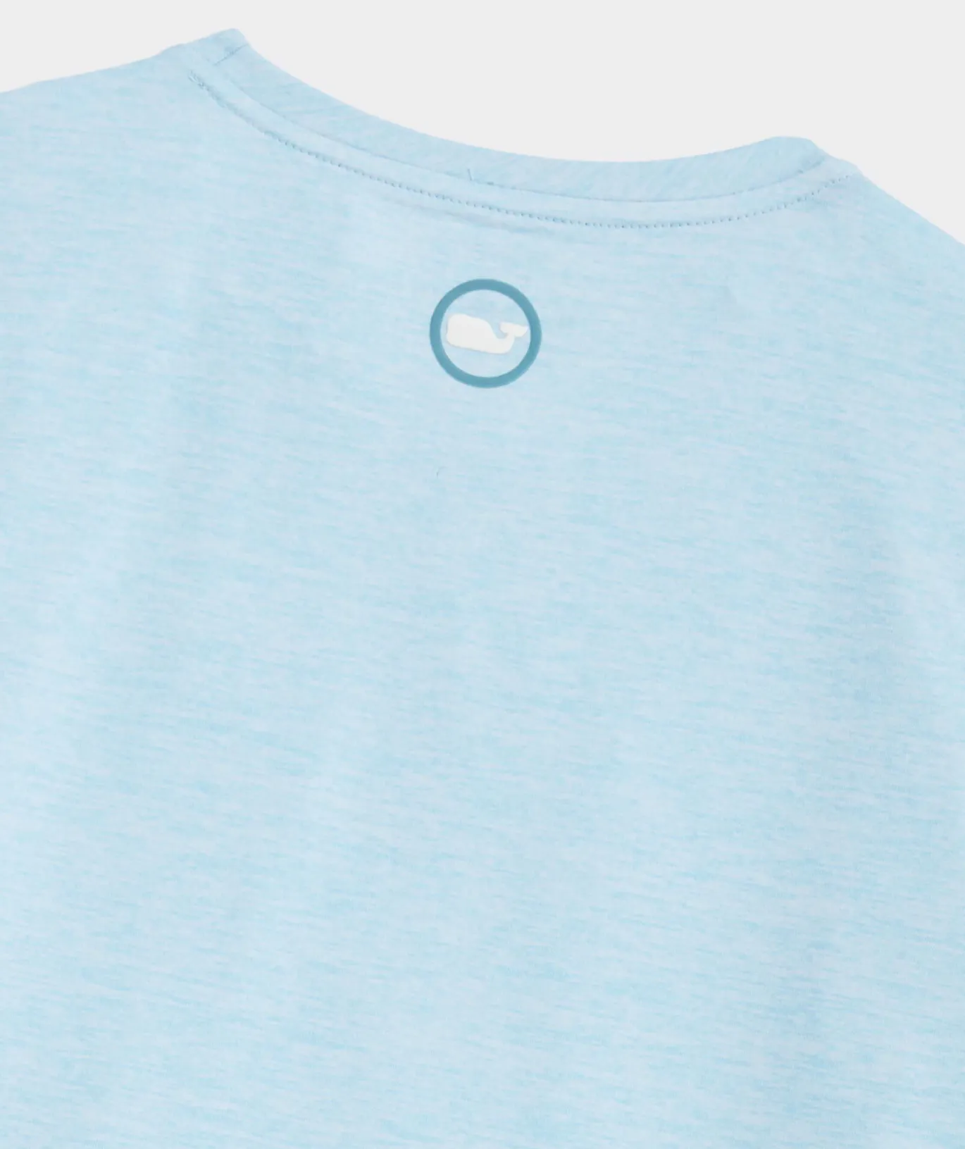 Vineyard Vines Whale Outline Short-Sleeve Harbor Performance Tee Splish Splash Hthr Hot